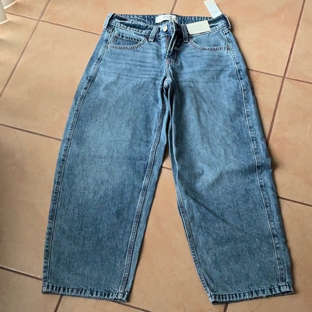 Hollister Taped Baggy Jeans
